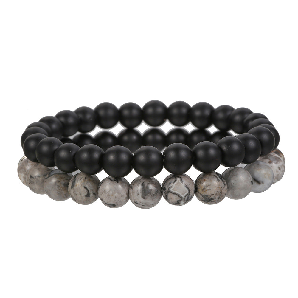 Wholesale Turquoise Cross Bracelet Wood Beads Porcelain Jade Beads Bracelet